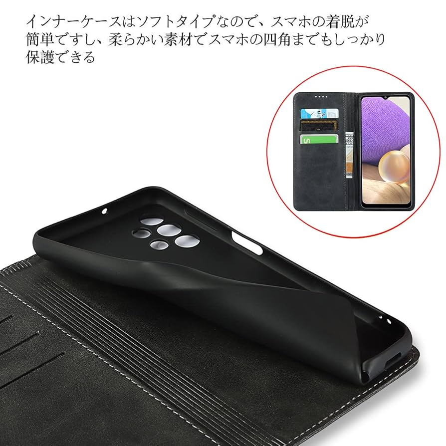 Amazon.co.jp: Galaxy A32 5G ケース 手帳型 ケース A32ケース